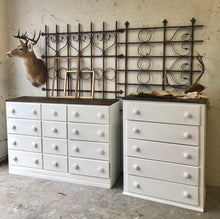 Load image into Gallery viewer, Vintage Farmhouse Long or Tall Dresser