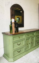 Load image into Gallery viewer, Stunning Large Vintage Buffet, Dresser, or TV Stand