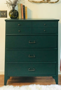 Modern Farmhouse Green Chest of Drawers