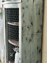 Load image into Gallery viewer, Stunning Chippy Blue Antique Cabinet