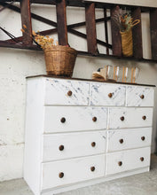 Load image into Gallery viewer, Pretty Chippy Farmhouse Dresser or Buffet