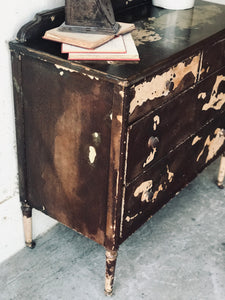 Absolutely Amazing Rare All Metal Rolling Dresser