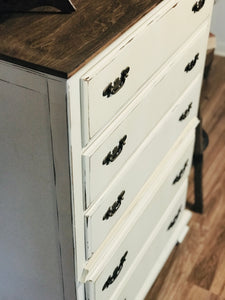 Farmhouse Tall Boy Chest of Drawers