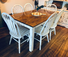 Load image into Gallery viewer, The Absolute Perfect Farmhouse Table and Chairs Set