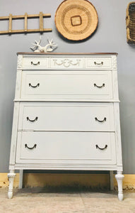 Classy Tall Vintage Chest of Drawers