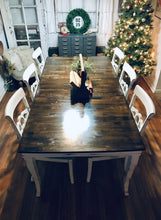 Load image into Gallery viewer, Stunning Large Farmhouse Dining Table &amp; Chairs