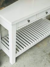 Load image into Gallery viewer, Pretty Modern Farmhouse Entryway Table