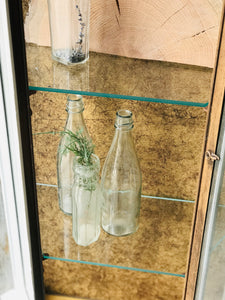 Vintage Narrow Curio Cabinet