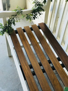 Perfect Farmhouse Entryway or Porch Bench
