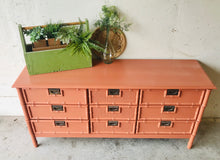 Load image into Gallery viewer, Stunning Vintage Boho Long Dresser or Buffet