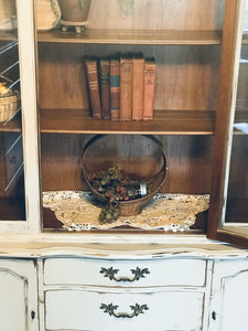 Gorgeous French Provincial China Cabinet