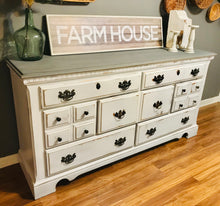 Load image into Gallery viewer, Farmhouse Vintage Buffet or TV Stand