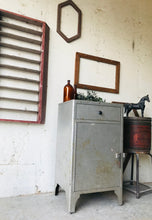 Load image into Gallery viewer, Vintage Industrial Metal Cabinet