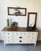 Load image into Gallery viewer, Beautiful Buttercream Dresser, Buffet, or TV Stand