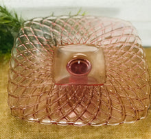 Load image into Gallery viewer, Pretty pink glass cake stand