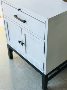 Modern Farmhouse Single End Table or Nightstand