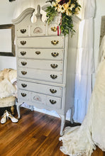 Load image into Gallery viewer, Queen Anne Style Tall Chest of Drawers