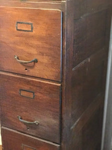 Amazing Solid Oak “Weis” File Cabinet