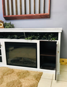 Beautiful Modern Farmhouse Fireplace Console