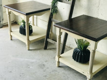 Load image into Gallery viewer, Pretty Cottage Style End Table Set