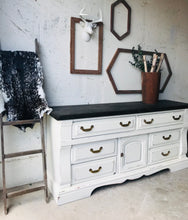 Load image into Gallery viewer, Rustic Vintage Farmhouse Buffet or TV Stand