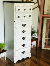 Load image into Gallery viewer, Farmhouse Skinny Chest of Drawers