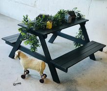 Load image into Gallery viewer, Too Cute Toddler Size Farmhouse Picnic Table