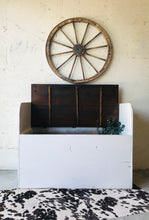Load image into Gallery viewer, Large Vintage Farmhouse Storage Bench