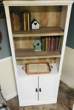 Load image into Gallery viewer, Beautiful Neutral Farmhouse Bookcase