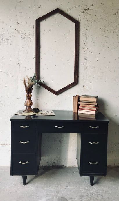 Vintage Moody Black MCM Desk
