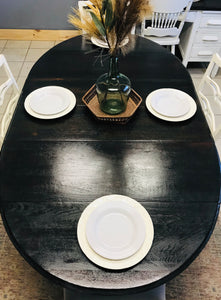 Beautiful Vintage Wood Table & Chairs