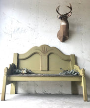 Load image into Gallery viewer, Beautiful Large Repurposed Bed Bench