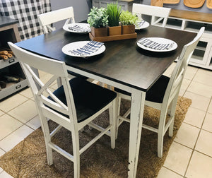 Farmhouse Pub Table & Chairs