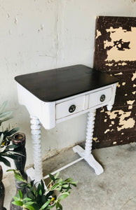 Antique Spindle Farmhouse Accent Table