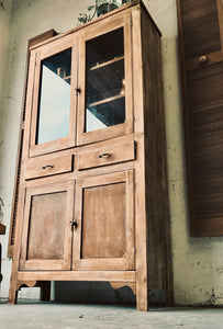 Beautiful Vintage Wood Display Cabinet