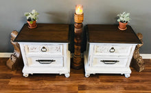 Load image into Gallery viewer, Gorgeous Vintage Nightstand Set (2)
