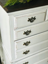 Load image into Gallery viewer, Stunning Farmhouse Tall Boy Chest of Drawers