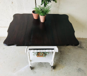 Antique Revamped Tea or Garden Cart