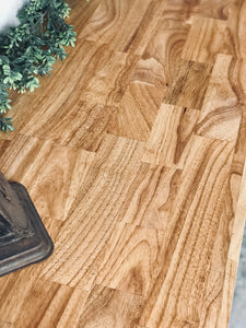 Perfect Cottage Butcher Block Rolling Island
