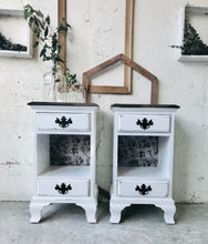 Load image into Gallery viewer, Pretty Farmhouse Nightstand Set