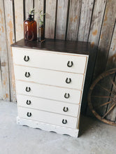 Load image into Gallery viewer, Rustic Western Style Chest of Drawers