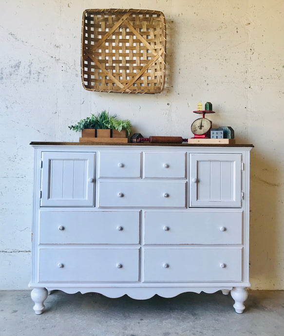 Perfect Large Farmhouse Buffet, Dresser, or TV Stand