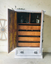 Load image into Gallery viewer, Stunning Large Vintage Farmhouse Armoire Chest of Drawers
