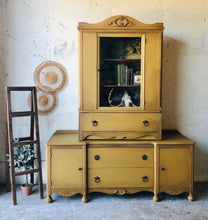 Load image into Gallery viewer, Married Antique Cabinet &amp; Buffet