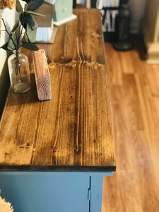 Cute Farmhouse Entryway Table or Small Credenza