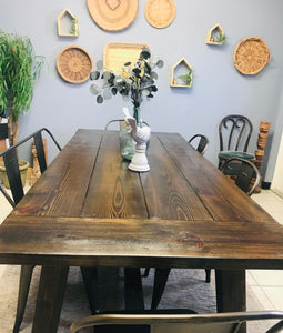 Perfect Farmhouse Table, Chairs, & Bench