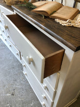Load image into Gallery viewer, Vintage Farmhouse Long or Tall Dresser