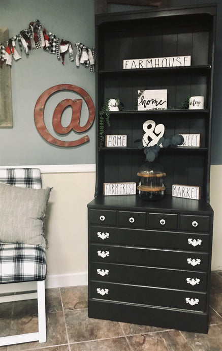 Gorgeous Vintage Farmhouse Hutch Chest