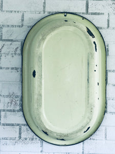 Huge Old Porcelain Farmhouse Wash Tub