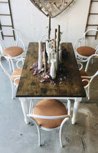Load image into Gallery viewer, Beautiful Farmhouse Dining Table &amp; Chairs (7pc)